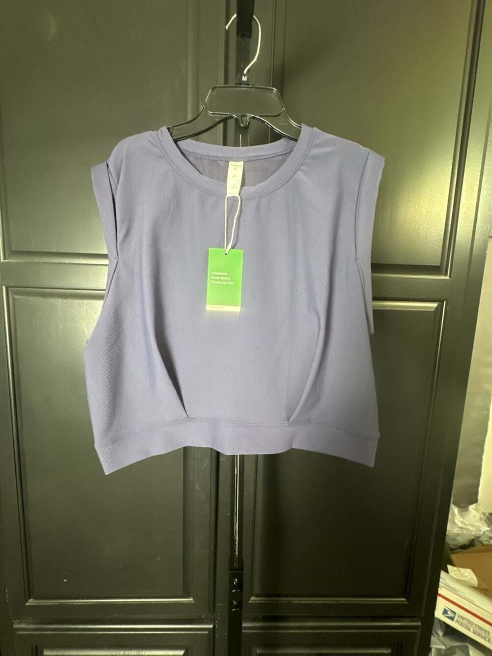 Halara Patitoff Flow Pet Hair Resistant Sleeveless Cropped Yoga Tank Top#837